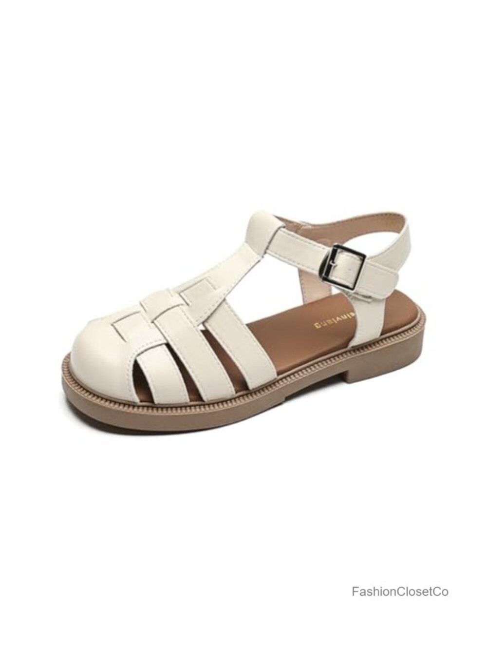 Raffia Crochet Fisherman Sandals with Adjustable Buckle Ankle Strap
